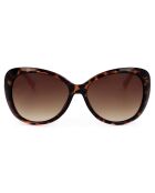 Lunettes de Soleil Femme écailles marron