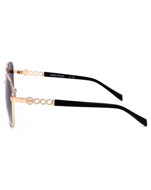 Lunettes de Soleil Femme dorées