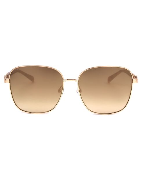 Lunettes de Soleil Femme dorées