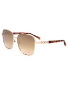 Lunettes de Soleil Femme dorées