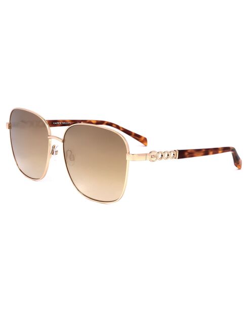 Lunettes de Soleil Femme dorées