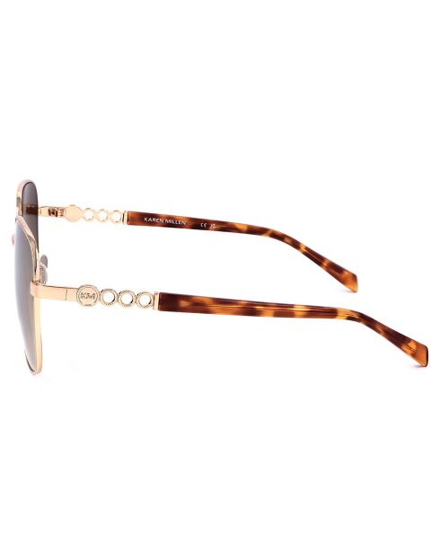 Lunettes de Soleil Femme dorées