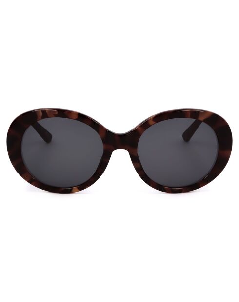 Lunettes de Soleil Femme écailles marron