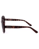 Lunettes de Soleil Femme écailles marron
