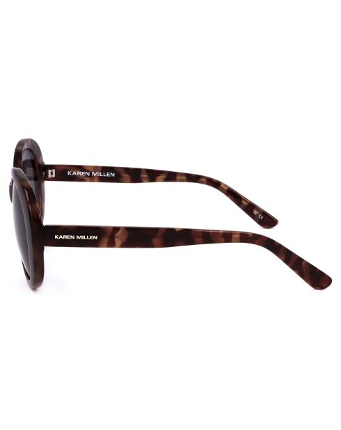 Lunettes de Soleil Femme écailles marron