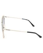 Lunettes de soleil Femme doré/noir