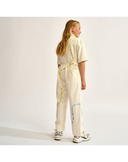 Combinaison Player imprimée écrue