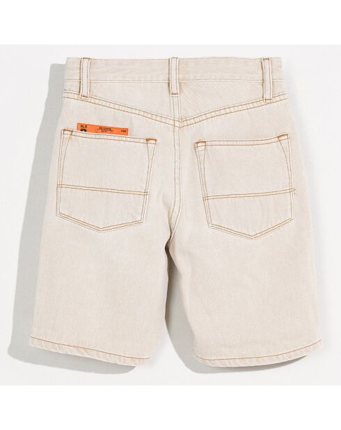 Short en jean 100% Coton Bio Padro bleach