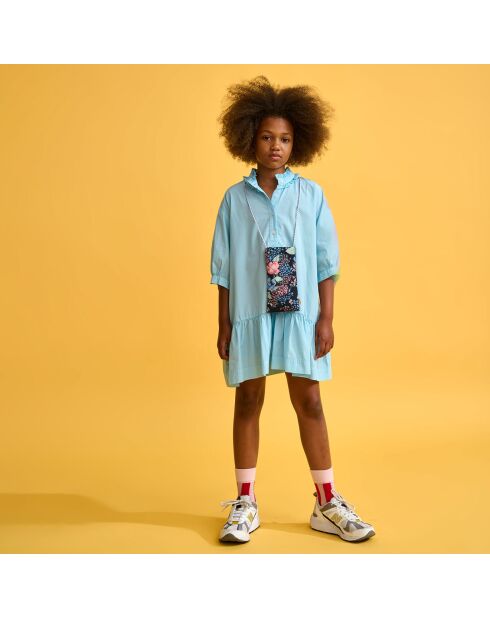 Robe en Popeline Avriel bleu ciel