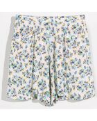 Jupe-short Peony  imprimée blanc/multicolore