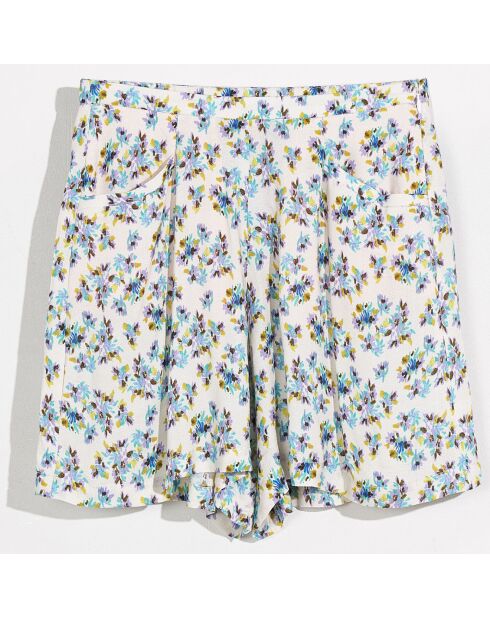 Jupe-short Peony  imprimée blanc/multicolore