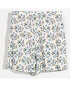 Jupe-short Peony  imprimée blanc/multicolore