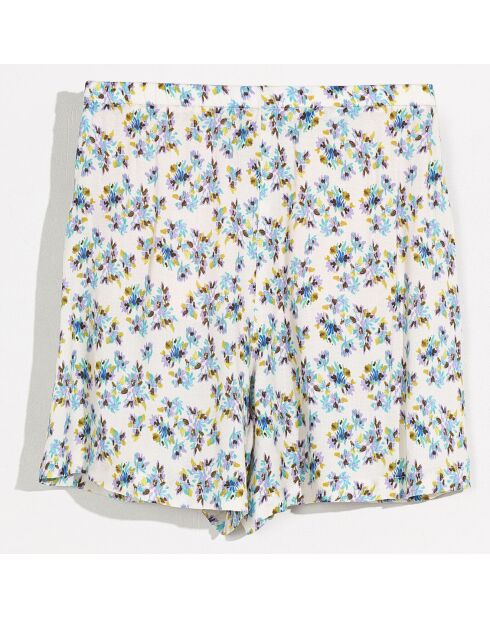 Jupe-short Peony  imprimée blanc/multicolore