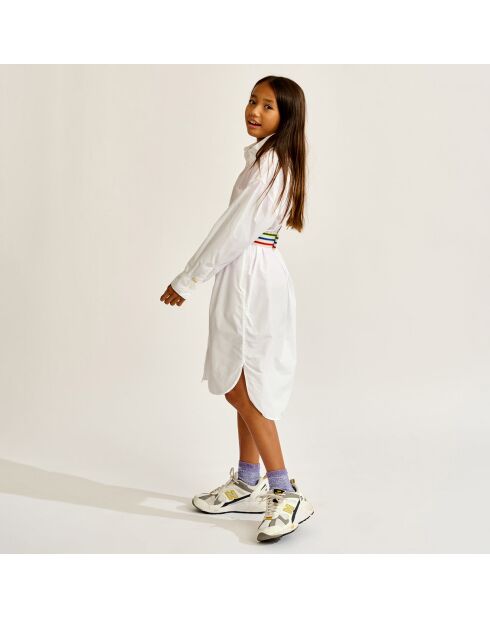 Vestido camisero Vox blanco