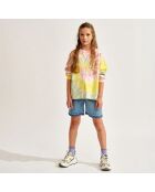 Sweat oversize 100% Coton Bio Cacou tie & dye multicolore