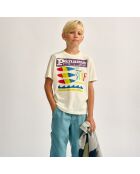 T-Shirt Kenny imprimé blanc