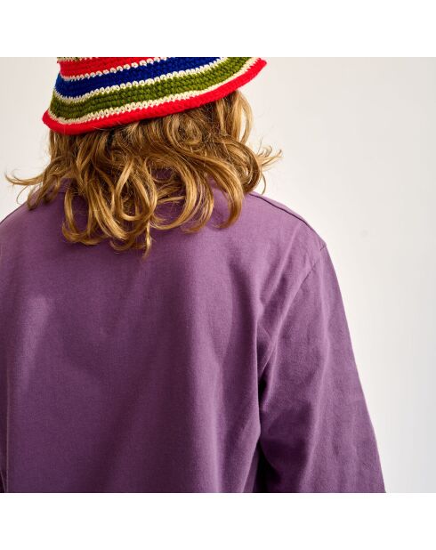 T-Shirt Milow imprimé violet