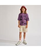 T-Shirt Milow imprimé violet