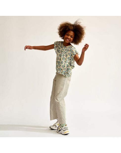 Blouse Peppers imprimée multicolore