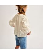 Blouse brodée Hyper blanche