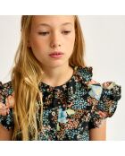 Chemise Pooker imprimée noire