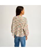 Cardigan Getafe tricoté multicolore