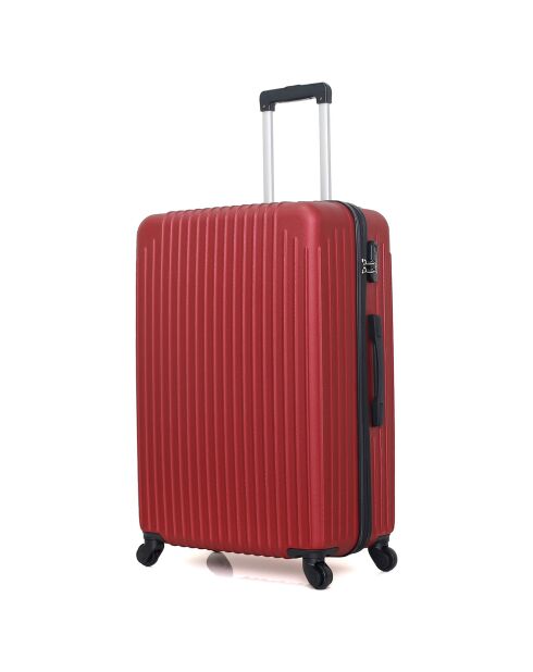 Valise Long Séjour 4 roues Carpates 75 cm bordeaux