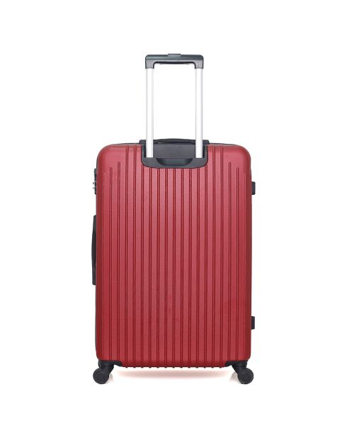 Valise Long Séjour 4 roues Carpates 75 cm bordeaux