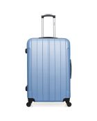 3 Fogo koffers met 4 wielen 55/65/75 cm goudblauw