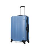 3 Fogo koffers met 4 wielen 55/65/75 cm goudblauw