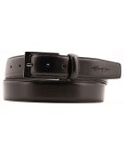 Ceinture en Cuir H-6 noire