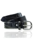 Ceinture en Cuir F-6 noire