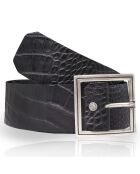 Ceinture en Cuir F-8 noire