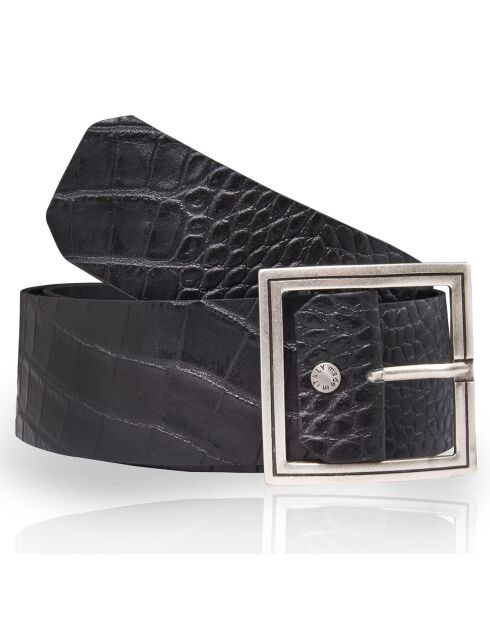 Ceinture en Cuir F-8 noire