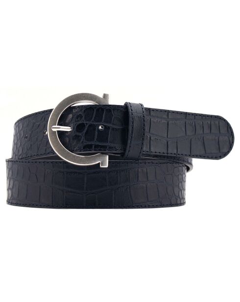 Ceinture en Cuir F-16 bleue