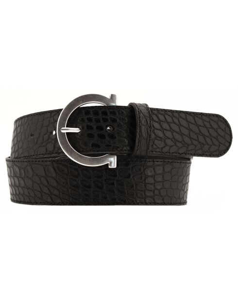 Ceinture en Cuir F-16 noire