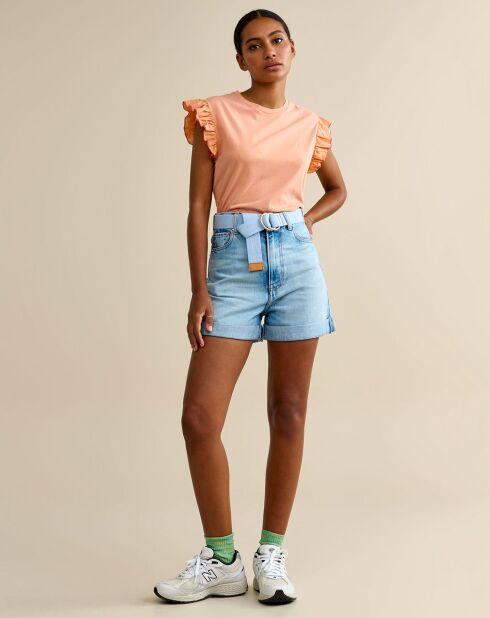 Short en jean Party bleu vintage