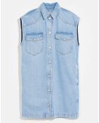 Robe oversize Phoenix  bleu usé