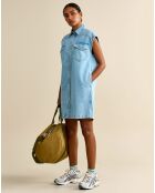 Robe oversize Phoenix  bleu usé