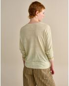 T-Shirt 100% Lin Senia sulfur