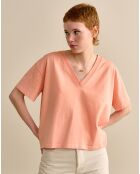 T-Shirt 100% Coton Bio  Stormi apricot tan