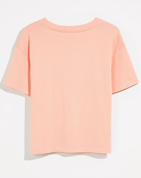 T-Shirt 100% Coton Bio  Stormi apricot tan