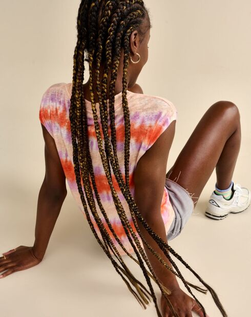 T-Shirt 100% Lin Sevia multicolore