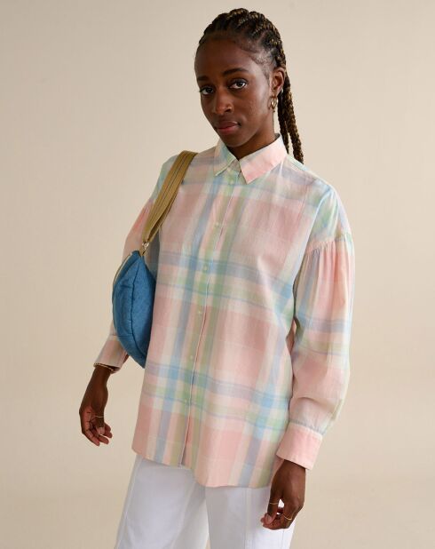 Chemise oversize Fastoo multicolore