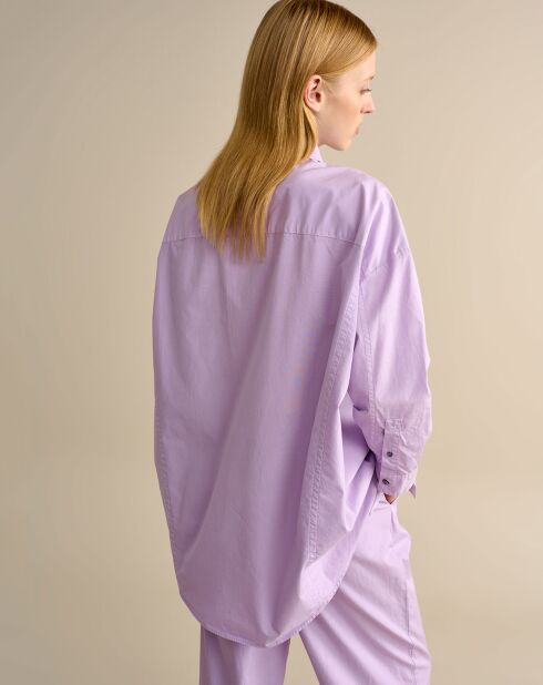 Chemise oversize Gabin  orchid