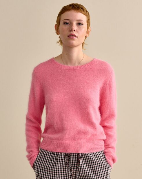 Pull en Angora mélangé Datti geranium