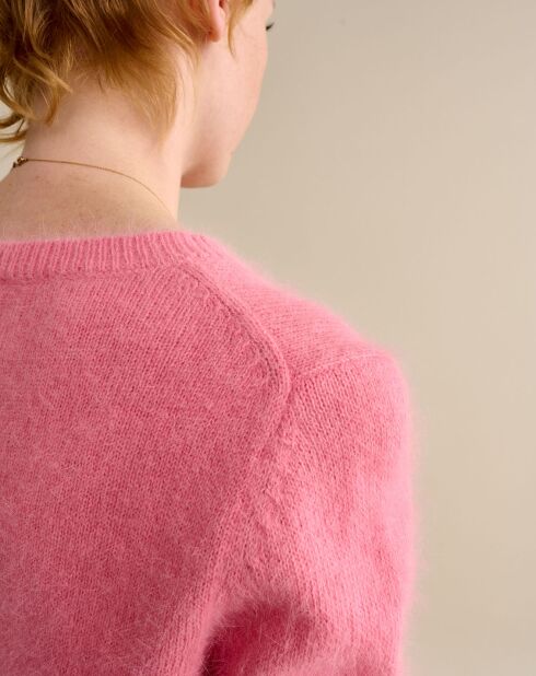 Pull en Angora mélangé Datti geranium