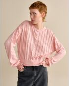 Cardigan Domca rose