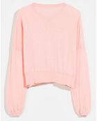 Cardigan Domca rose