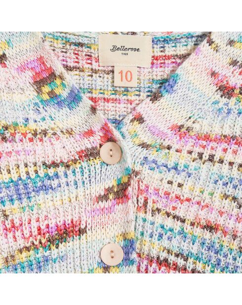 Cardigan Getafe tricoté multicolore